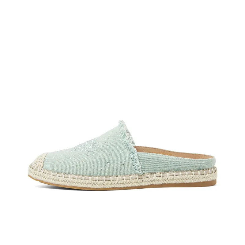 COMELY Espadrilles Women's White/Green-5