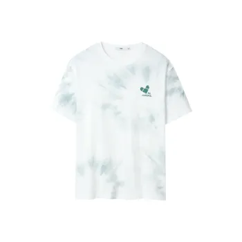 HLA T Shirts Men Ecru Pattern W0