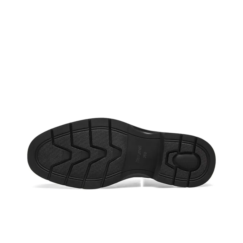 KANGNAI Dress Shoes Men Black/Brown-9