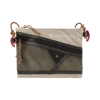 KLATTERMUSEN Nylon Crossbody Bag, Shoulder Bag Small Size Unisex Khaki
