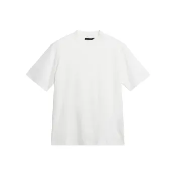J.Lindeberg Ace Mock Neck T Shirt T Shirt Men's White