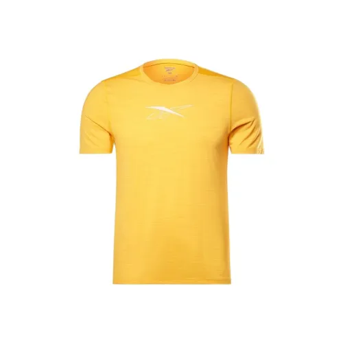 Reebok Sports Life Collection Workout Ready Activchill T-Shirt Men's Orange Yellow