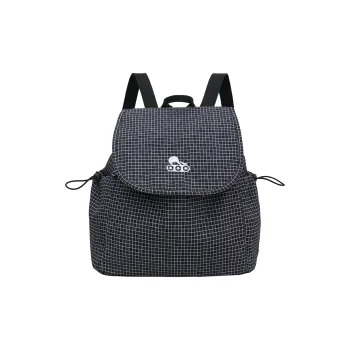 SUN EARTH &U Nylon Backpack Unisex Black