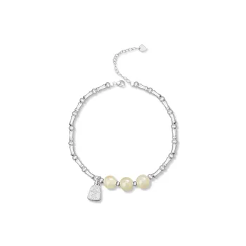 PUTUOSHANWENCHUANG Bracelets White Jade/Pale Greenish White Jade Women's