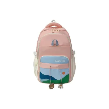 SUN EARTH &U Twill Backpack Unisex Multicolor