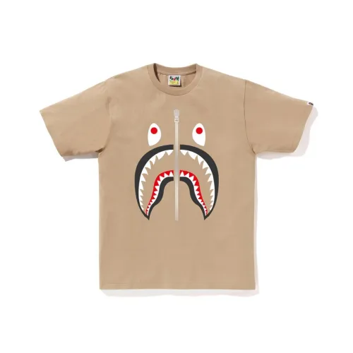 A BATHING APE Splinter Camo Shark Tee