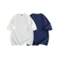 [White+Navy Blue]2 Pack