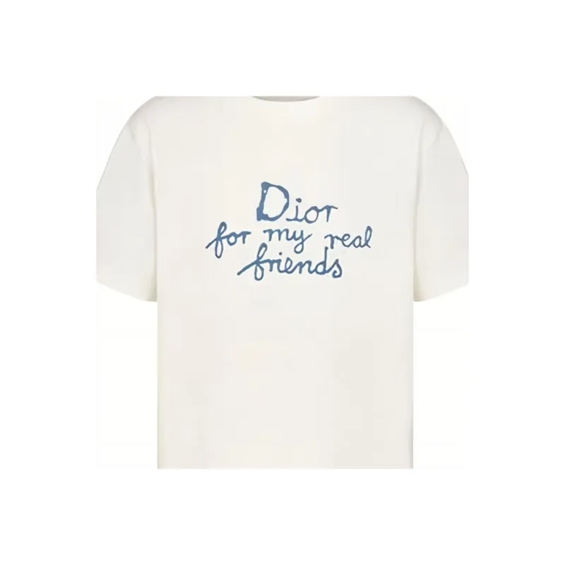DIOR T Shirts Men White-1
