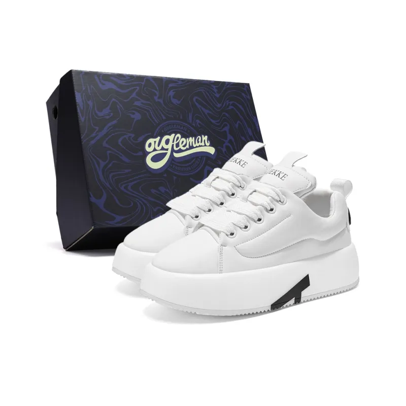 OUGLEMEN Slip Resistant, Waterproof, Cushioning, Impact Resistant, Abrasion Resistant Low Top Skateboard Shoes Men's-6