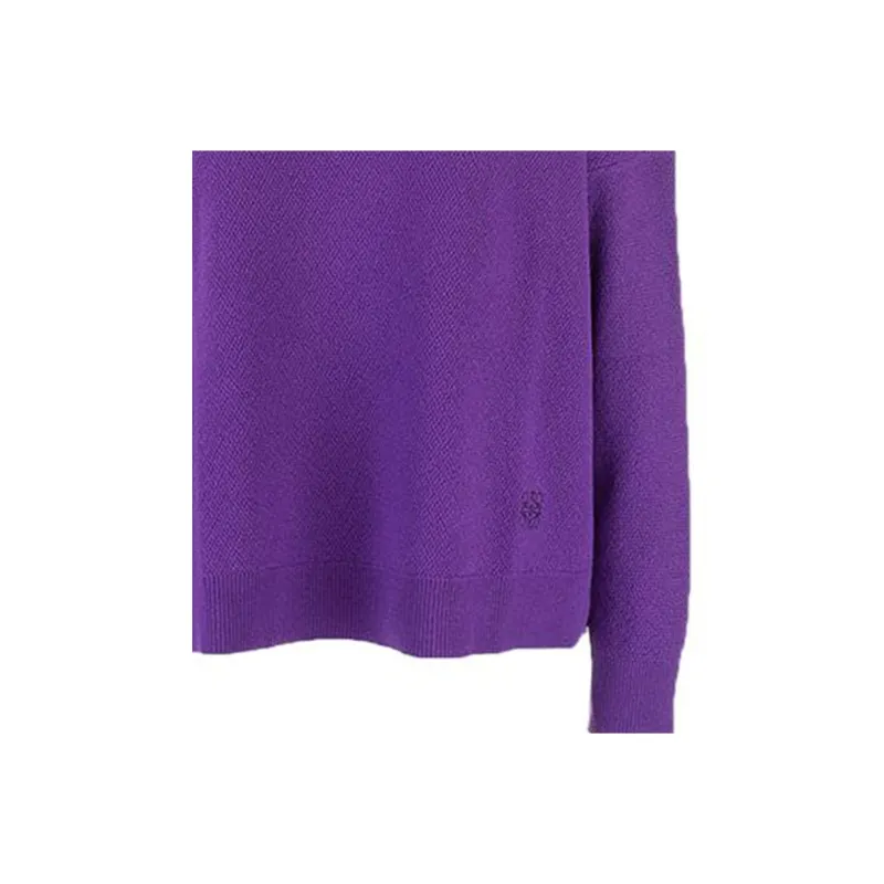 LOEWE Cashmere Sweaters Women's Purple-4