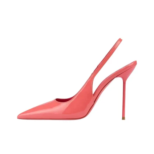 Paris Texas Lidia Slim Heel High Heels 10.5cm Women's Coral Pink