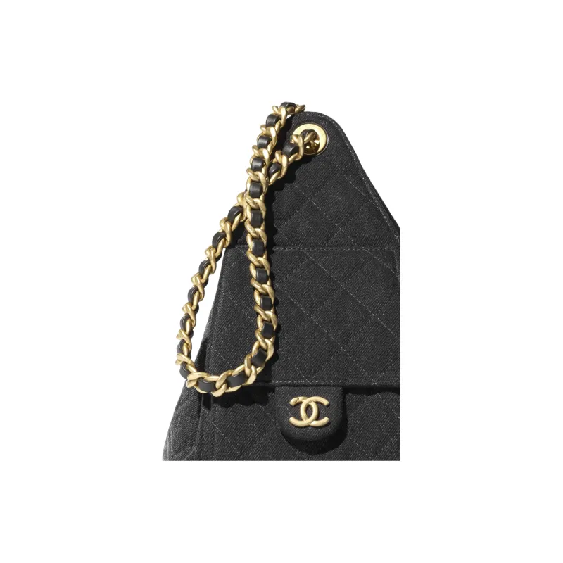CHANEL 25Bag Washed Denim Shoulder Bag Small Size Women's-3