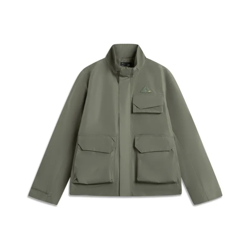 LiNing Sports Life Collection Jackets Coats Men's Ming Tea Green-0