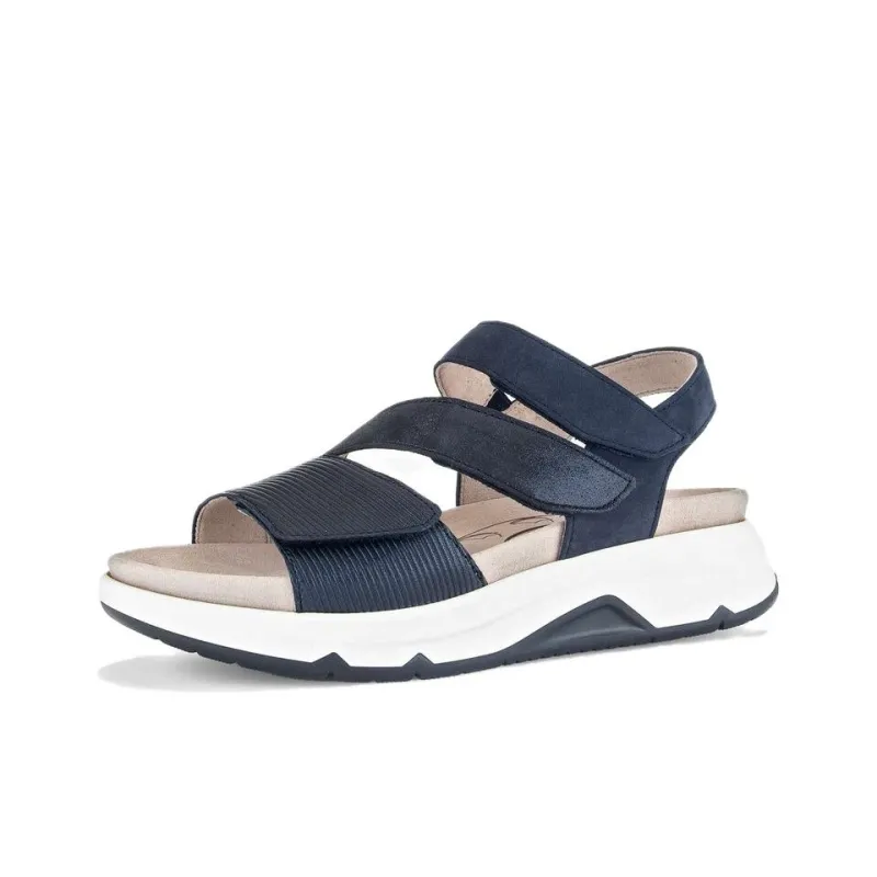 Gabor Rollingsoft Beach Sandals Women's Blue-2