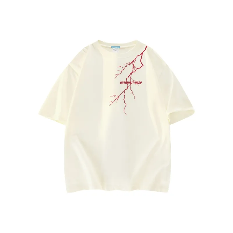 Small Columns Under The Sea T Shirt Unisex White-15