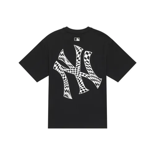 MLB Checkerboard T Shirts Unisex Black