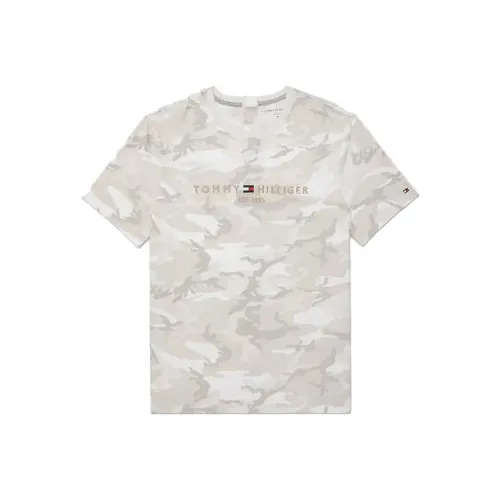 Tommy Hilfiger Seated Fit Camo T-Shirt Men's White