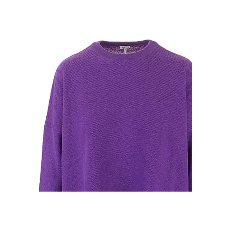 LOEWE Cashmere Sweaters Women's Purple-3