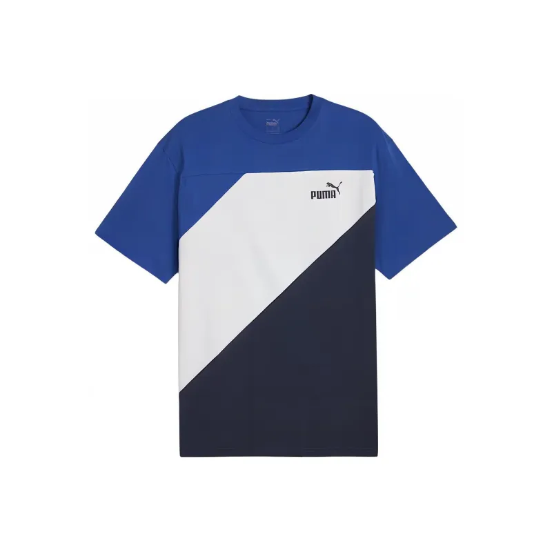 PUMA POWER Colorblock&nbsp;Men's Tee T-Shirt Men's Blue-0