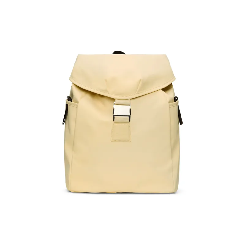 Rains Polyester Backpack Unisex Black/Rose Brown/Soft Light Yellow-14
