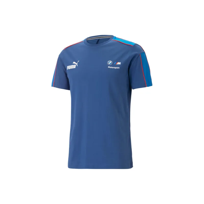 PUMA x BMW PTC Collaboration T-Shirt MT7 BMW M Motorsport T-Shirt Men's Blue-0