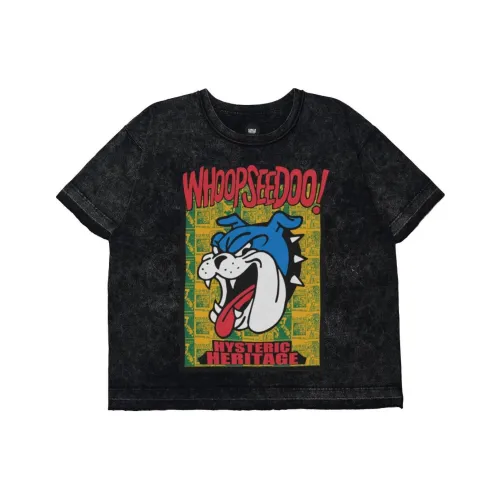 HYSTERIC GLAMOUR X HYSTERIC GLAMOUR Bulldog Short Sleeved T Shirt