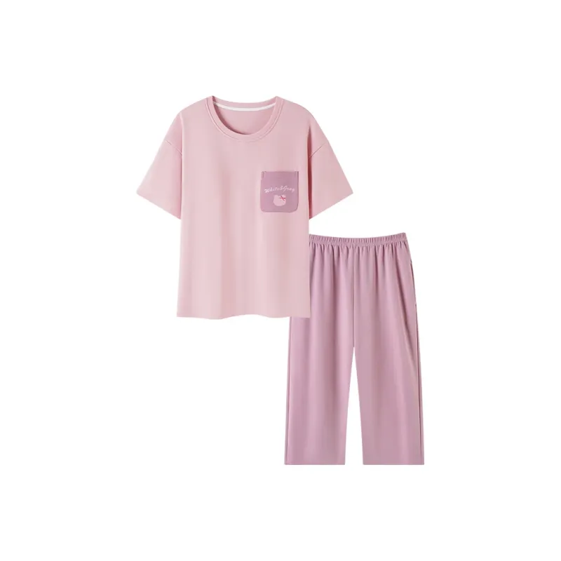 MIIOW Cool One Summer Series Pajama Set Women's Lotus Color-0