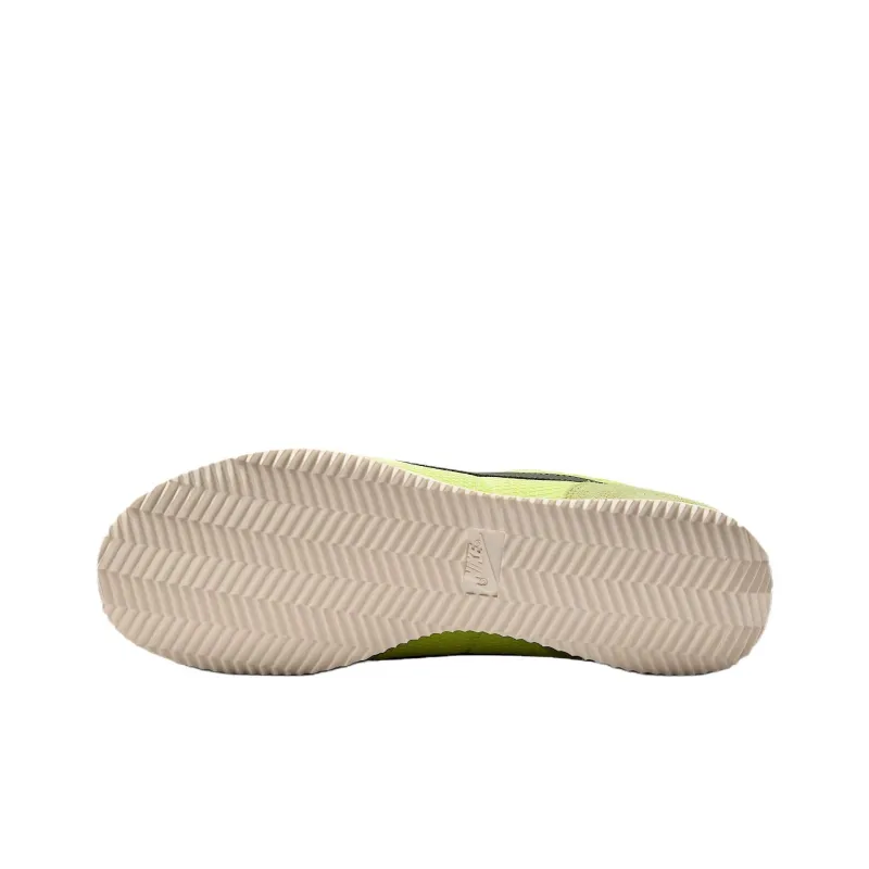 Nike Cortez Textile Anti Slip Wear Resistant Low Top Casual Shoes Men's Green-4