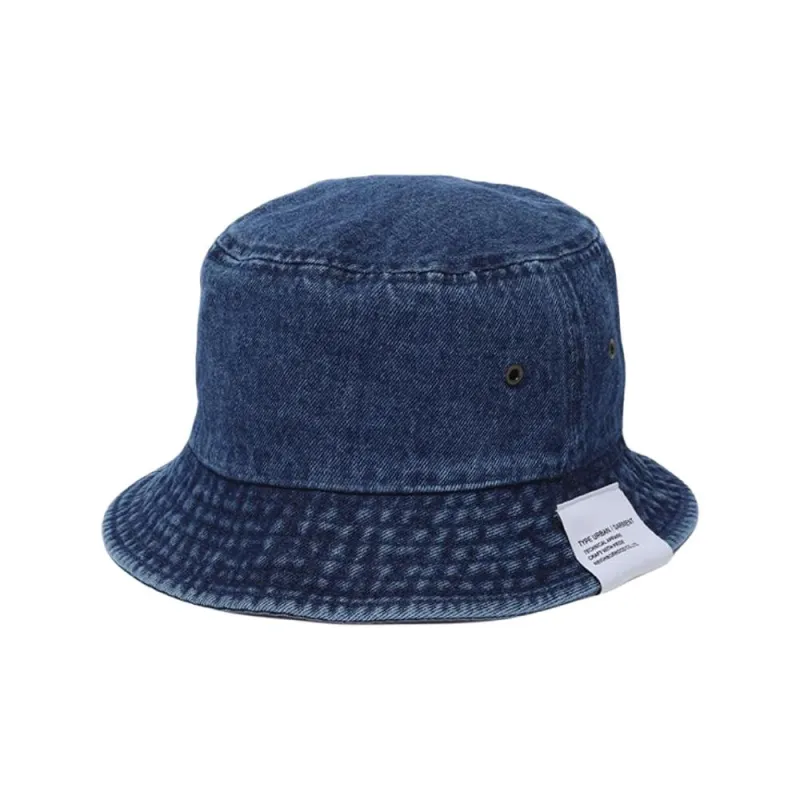 NEIGHBORHOOD Denim Bucket Hats Unisex Marine Blue-0