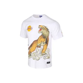 NBA Drop Shoulder Sleeve T-Shirt Unisex White