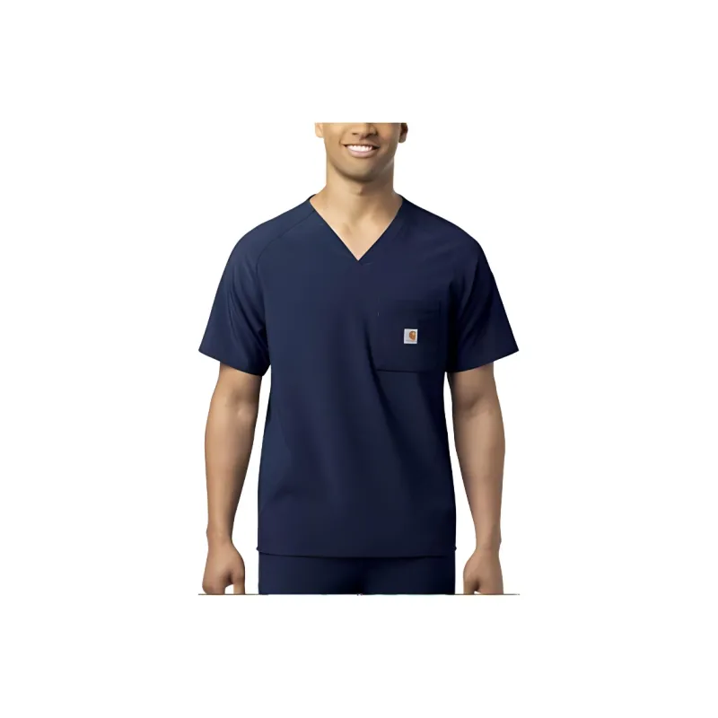 Carhartt C16110 FORCE CROSS-FLEX CHEST POCKET V-NECK SCRUB TOP T-Shirt Regular Men's-5