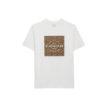 COACH T Shirts Men White