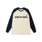 Navy Blue & Apricot