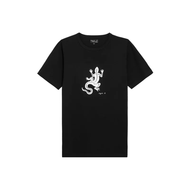 Agnes B. Logo print Cotton T shirt-0