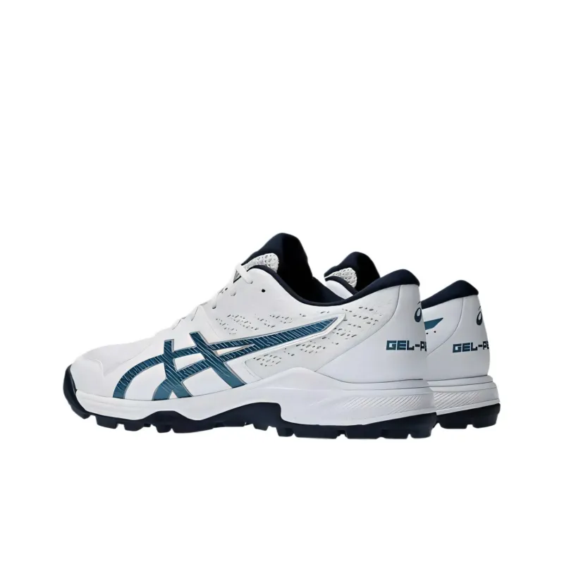Asics Gel Peake 2 Cushioning, Wear Resistant Low Top Training Shoes Men's White Blue-2