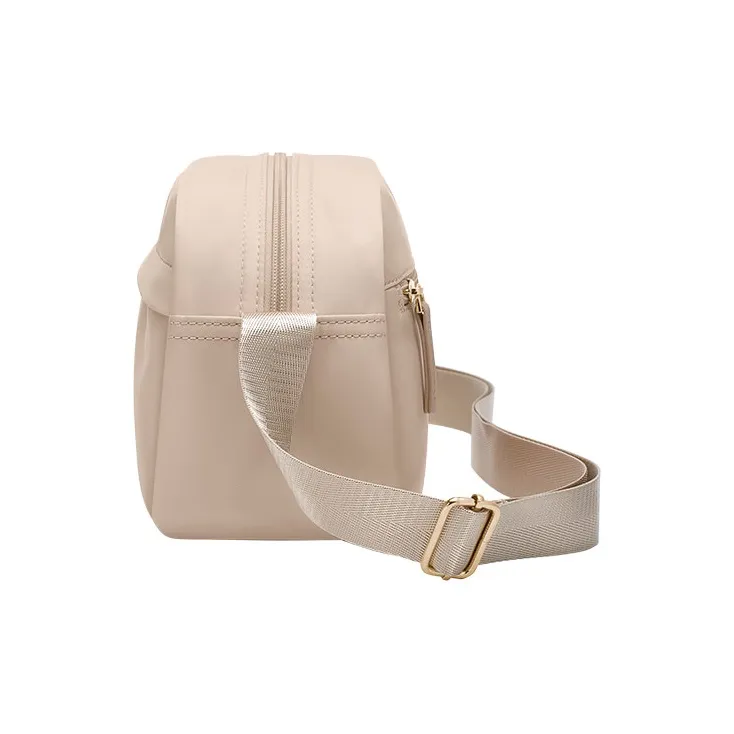 GOLF Fabric Crossbody Bag Women's Elegant Black/Oat-5