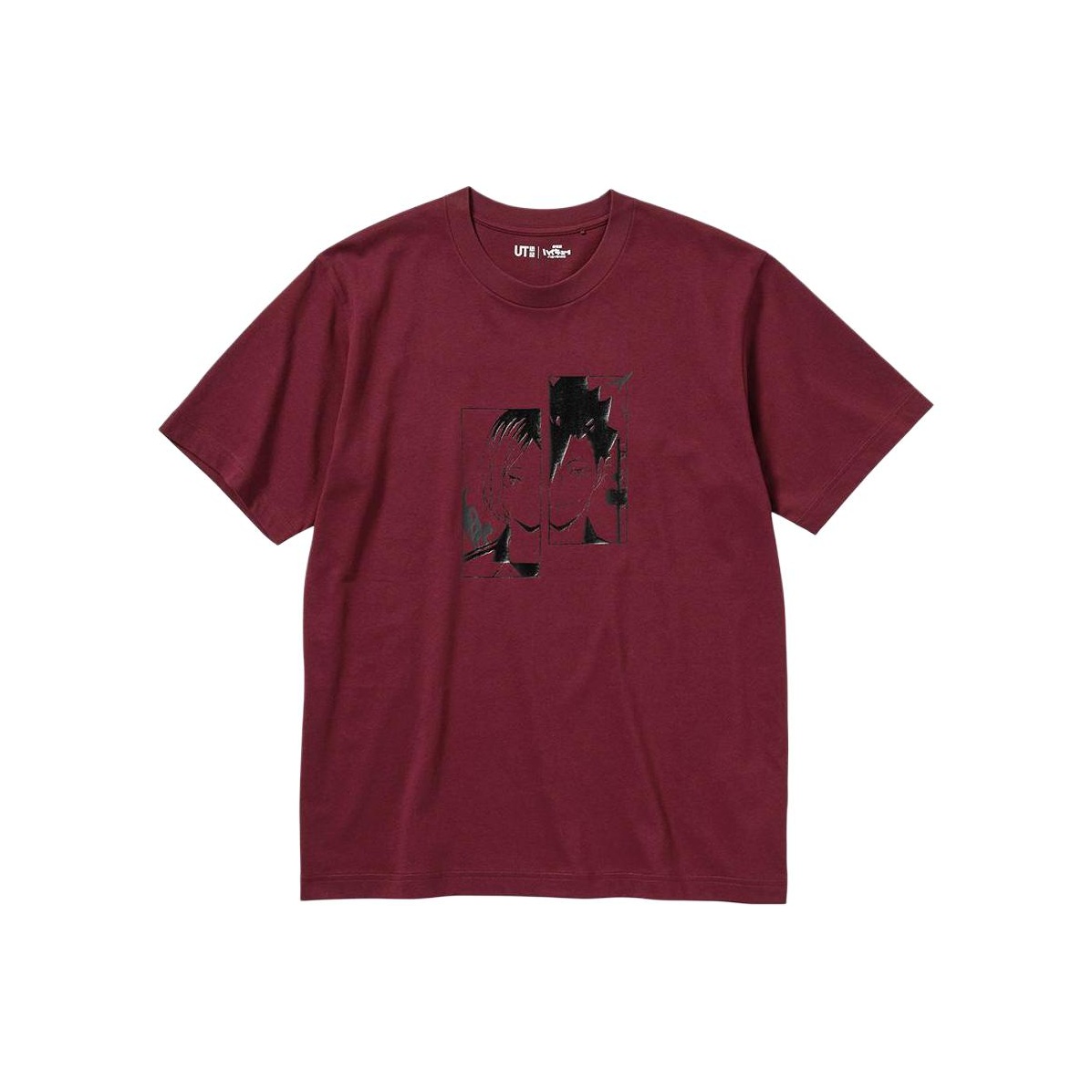 激安通販特集！ LIANMINGKUAN PAIQIUSHAONIAN x UNIQLO T-Shirt Maroon Unisex トップス