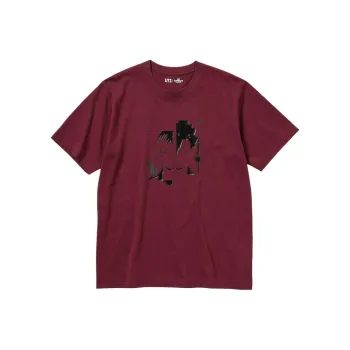 UNIQLO x PAIQIUSHAONIAN LIANMINGKUAN T-Shirt Unisex Maroon