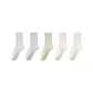 B-Light Gray+Light Purple+Light Green+Light Pink+Ecru