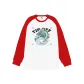 White Body with Red Sleeves