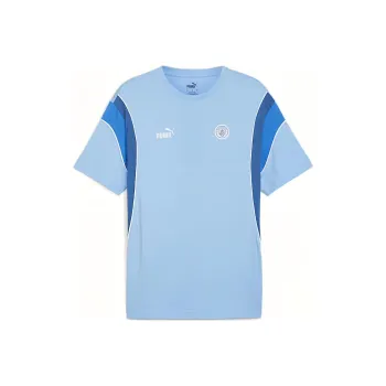 PUMA Manchester City FtblArchive T Shirt Men's Light Blue