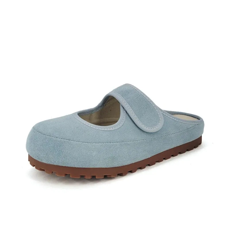 Xuanbaihui Rubber Sole Wrap toe Slippers Women's-6