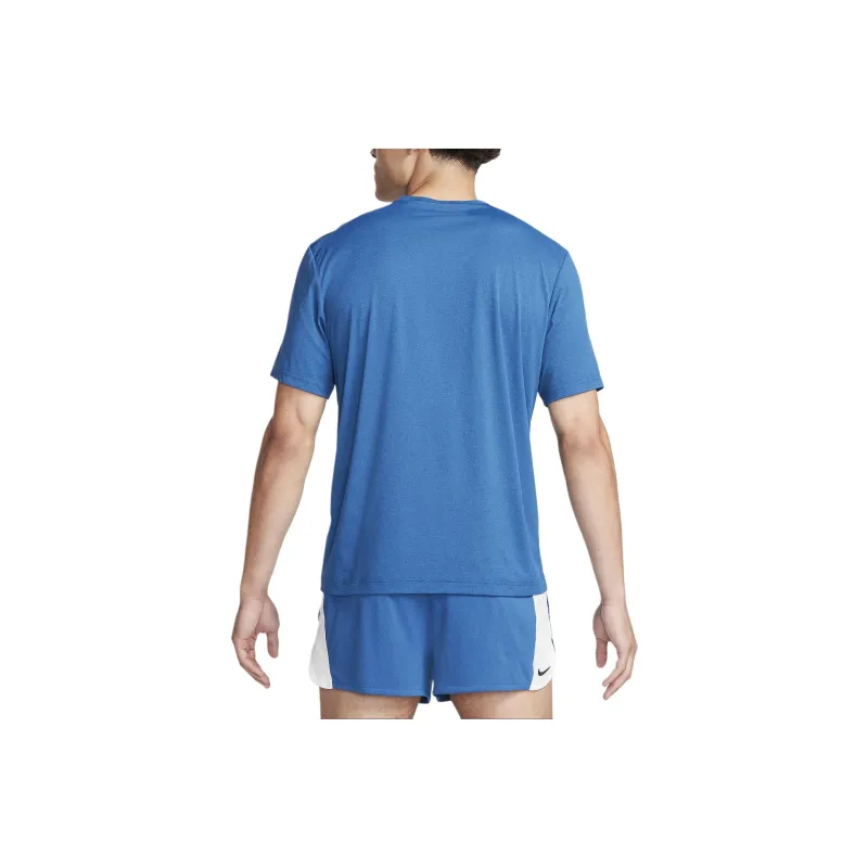 Nike Track Club Dri-Fit Short-Sleeve Running Top T-Shirt Men's Blue-2