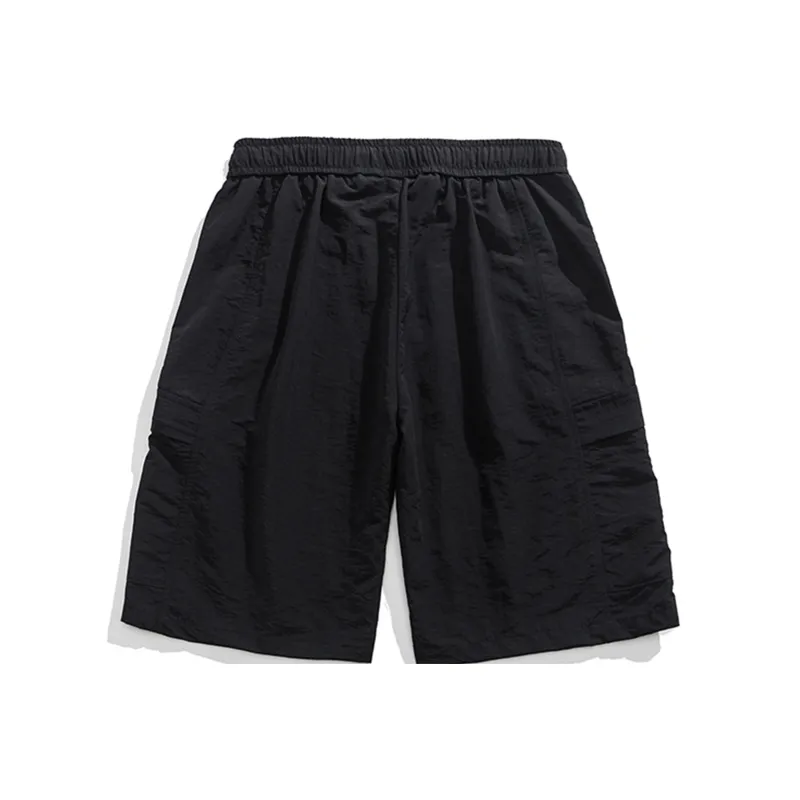 Warrior Huichao Riding The Wind Collection Cargo Shorts Unisex Khaki-6