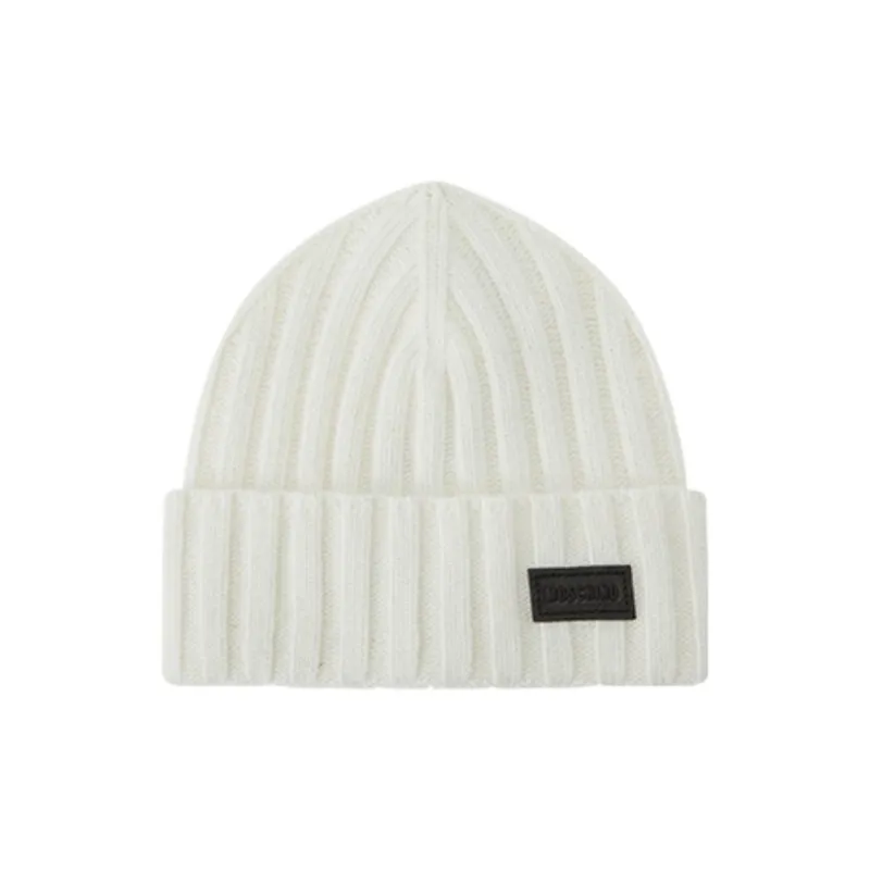 MOSCHINO Sheep Wool Beanies Unisex White-0