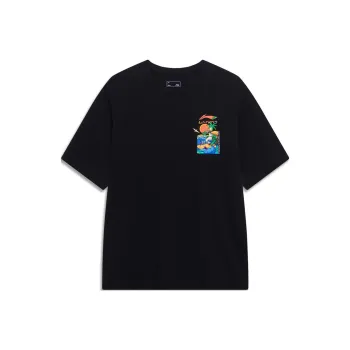 LiNing Sports Life Collection T Shirt Unisex Black