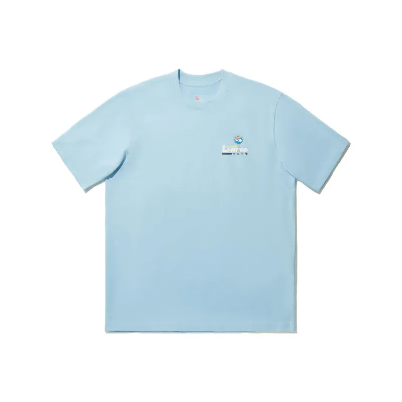 LiNing T Shirts Unisex Sky Blue-0