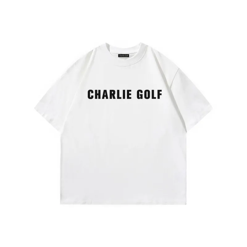 CHARLIE GOLF T Shirt Unisex White-1