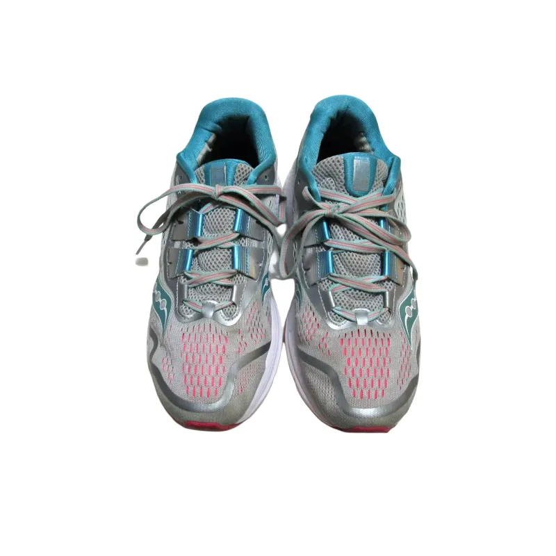 Saucony Zealot Iso 3 Anti Slip Wear Resistant Low Top Casual Running Shoes Women's Gray Blue-1