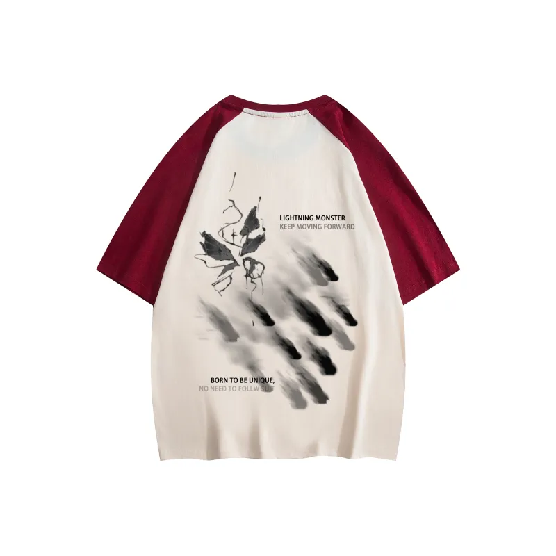 LIGHTNING MONSTER Raglan Sleeve T Shirt Unisex-10
